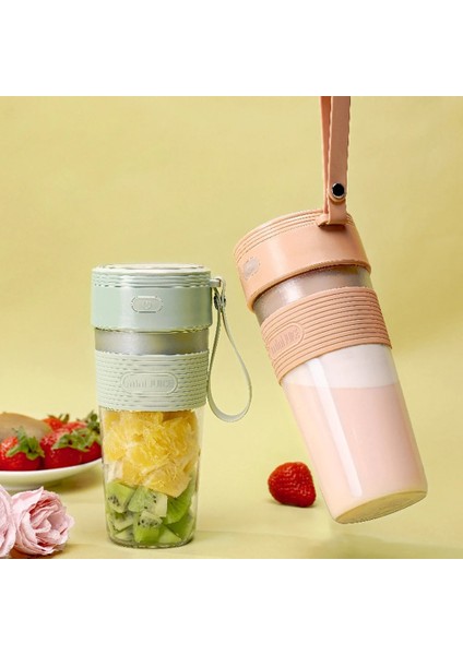 Pembe Tarzı Mini Elektrikli Meyve Sıkacağı Taşınabilir Ev USB Şarjlı Meyve Sıkacağı Bardağı Çok Fonksiyonlu Sebze Meyve Sıkacağı Smoothies Mikser Hediye Için (Yurt Dışından)