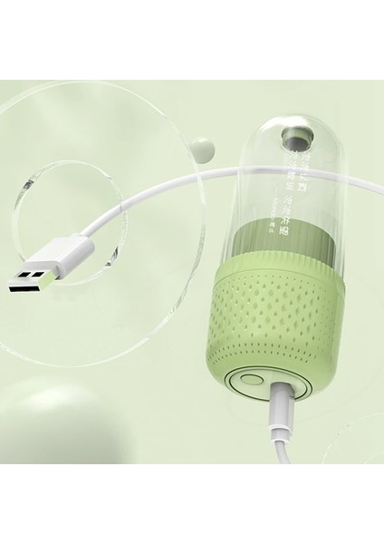 Yeşil Stil 250 ml Kablosuz Elektrikli Meyve Sıkacağı Blender Mikser USB Şarj Edilebilir Makine Ev Taşınabilir Blender Maker Fincan (Yurt Dışından)