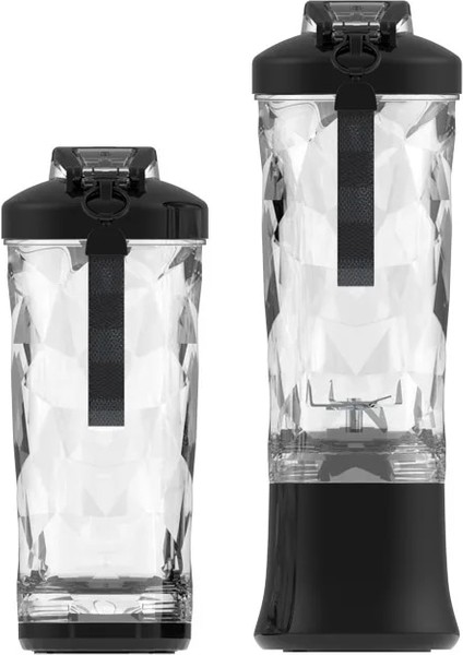 Siyah Stil 36V 600 ml Su Geçirmez Güçlü Taşınabilir Blender Elektrikli Meyve Sıkacağı Bardağı Meyve Smoothie Mikserler Sallar USB Şarj Edilebilir Mini Blender (Yurt Dışından)