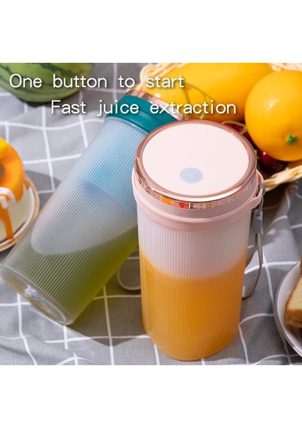 Beyaz Stil DC5V Sıkacağı Mini Taşınabilir Blender Soya Sütü Üreticisi Kişisel 400 ml Portakal Sıkacağı Makinesi Meyve Suyu Karıştırıcı Makinesi (Yurt Dışından)