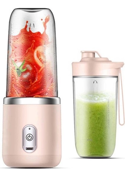 Kırmızı Stil 6 Bıçaklı Taşınabilir Meyve Sıkacağı Bardağı Sıkacağı Meyve Fincan Otomatik Küçük Elektrikli Meyve Sıkacağı Smoothie Blenderı Mutfak Robotu (Yurt Dışından)