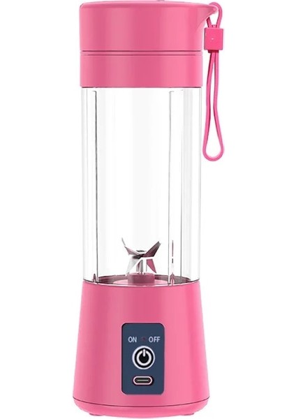 Gül Tarzı USB Şarj Edilebilir Elektrikli Meyve Sıkacağı Karıştırıcılar El Smoothie Milkshake Makinesi Mini Meyve Suyu Makinesi Taşınabilir Yiyecek Mikseri Bardak (Yurt Dışından)