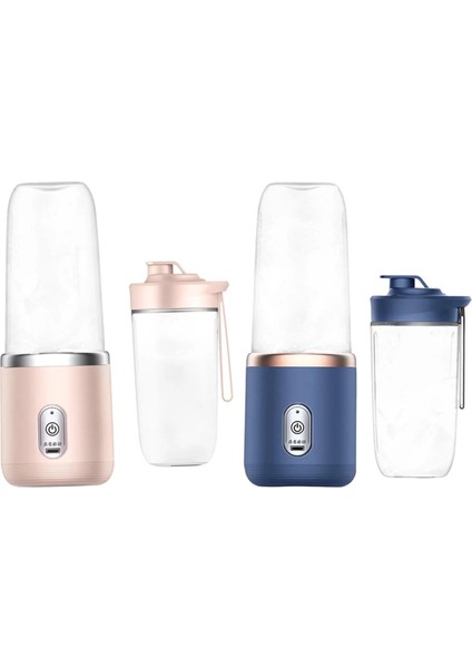 Pembe Tarzı Meyve Suları Milkshake Salata Sosu Smoothies Için Kişisel Taşınabilir Blender USB Meyve Mikseri (Yurt Dışından)