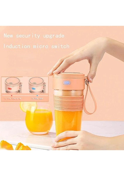 Pembe Tarzı Mini Taşınabilir Blender Portakal Sıkacağı Meyve Sebze Sıkacağı Çok Fonksiyonlu Mikser Smoothie Blenderı Ev Meyve Suyu Sıkacakları (Yurt Dışından) modelleri