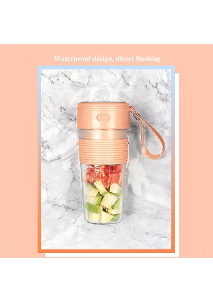 Pembe Tarzı Mini Taşınabilir Blender Portakal Sıkacağı Meyve Sebze Sıkacağı Çok Fonksiyonlu Mikser Smoothie Blenderı Ev Meyve Suyu Sıkacakları (Yurt Dışından) fırsatları
