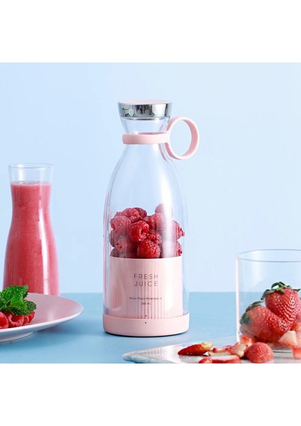 Beyaz Stil Elektrikli Mini Meyve Sıkacağı Blender Taşınabilir Meyve Sıkacağı Mikserler USB Çok Fonksiyonlu Portakal Suyu Yapma Makinesi Smoothies Fincan Blender (Yurt Dışından)