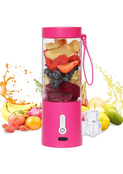 Beyaz Stil 530 ml Meyve Smoothie Maker Fincan Çok Fonksiyonlu Meyve Karıştırıcılar Su Geçirmez Büyük Kapasiteli Basit El Seyahat Spor Için Gıda Sınıfı (Yurt Dışından)
