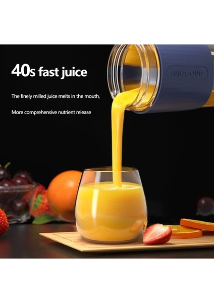 Mavi Stil 350ML Elektrikli Mutfak Sıkacağı Mikser Taşınabilir Mutfak Robotu Şarj Edilebilir Meyve Sıkacağı Bardağı Blender Mini Meyve Suyu Yapma Makinesi (Yurt Dışından) fırsatları