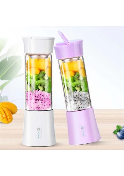 Pembe Tarzı Taşınabilir Mini Blender Meyve Sıkacakları Shake ve Blender (Yurt Dışından)