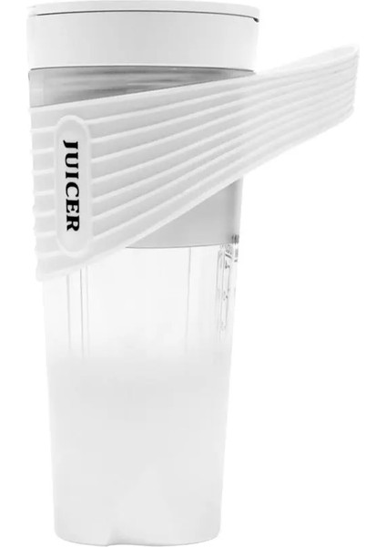 Beyaz Stil 2023NEW Mini Taşınabilir Blender Ah Sıkacağı 6 Bıçaklı Mikser Makinesi Su Bardağı USB Şarj Smoothie Elektrikli Meyve Suyu Mutfak Ev (Yurt Dışından)