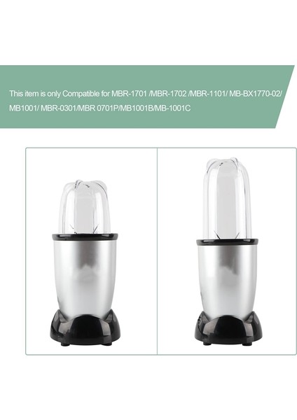 Şeffaf Stil Yeni Yedek Blender Bardağı Magicbullet Karıştırıcılar Fincan Fw Mberies 16 Oz ve 12 Oz Bardak Aksesuarları (Yurt Dışından)