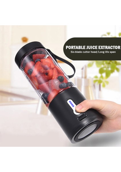 Siyah Stil 530ML Elektrikli Meyve Sıkacağı Bardağı Çok Fonksiyonlu Taşınabilir Meyve Sıkacakları Su Geçirmez Büyük Kapasiteli Basit Gıda Sınıfı Seyahat Spor Için (Yurt Dışından) fiyatları