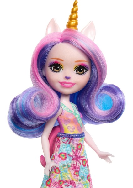 Popüler Karakter Bebekler Ulia Unicorn FNH22-HRX84