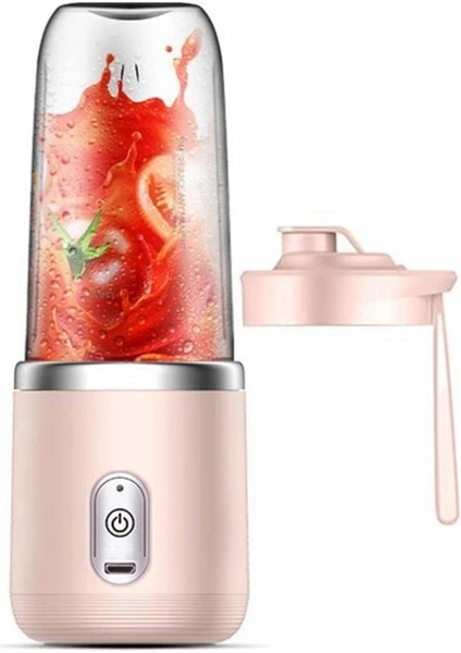 Pembe Tarzı 6 Bıçaklı Taşınabilir Meyve Sıkacağı Bardağı Sıkacağı Meyve Fincan Otomatik Küçük Elektrikli Meyve Sıkacağı Smoothie Blenderı Mutfak Robotu (Yurt Dışından)