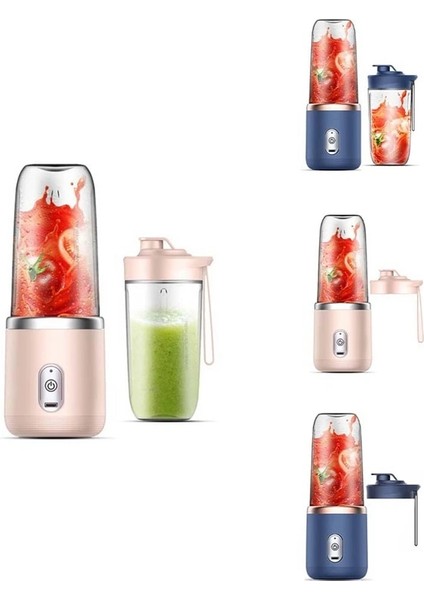 Pembe Tarzı 6 Bıçaklı Taşınabilir Meyve Sıkacağı Bardağı Sıkacağı Meyve Fincan Otomatik Küçük Elektrikli Meyve Sıkacağı Smoothie Blenderı Mutfak Robotu (Yurt Dışından) fiyatları