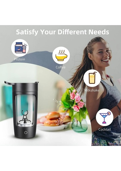 Pembe Tarzı Diğer Elektrikli Peynir Altı Suyu Protein Shaker 650 ml Karıştırma Fincan Otomatik Kendini Karıştıran Su Şişesi Mikser Taşınabilir Drinkware Fitness Için (Yurt Dışından) modelleri
