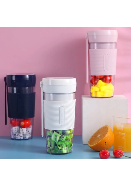Pembe Tarzı Taşınabilir Elektrikli Meyve Sıkacağı Blender USB Mini Meyve Karıştırıcılar Sıkacakları Meyve Sıkacakları Gıda Milkshake Çok Fonksiyonlu Meyve Suyu Yapma Makinesi (Yurt Dışından)