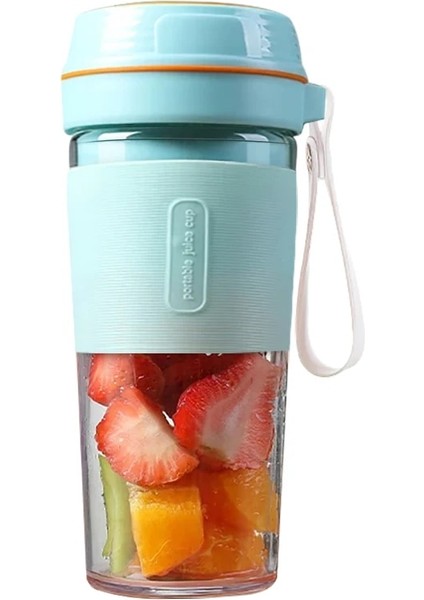 Mavi Stil Taşınabilir Elektrikli Meyve Sıkacağı Blender USB Mini Meyve Karıştırıcılar Sıkacakları Meyve Sıkacakları Gıda Milkshake Çok Fonksiyonlu Meyve Suyu Yapma Makinesi (Yurt Dışından)