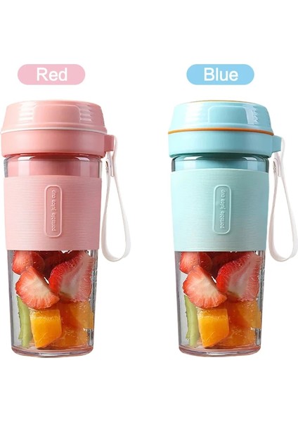 Mavi Stil Taşınabilir Elektrikli Meyve Sıkacağı Blender USB Mini Meyve Karıştırıcılar Sıkacakları Meyve Sıkacakları Gıda Milkshake Çok Fonksiyonlu Meyve Suyu Yapma Makinesi (Yurt Dışından)
