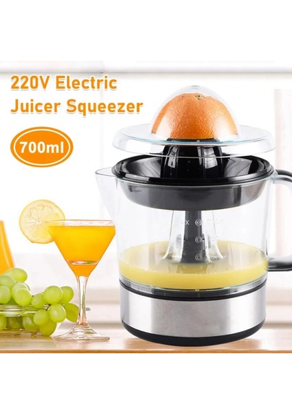 700ML Elektrikli Narenciye Portakal Sıkacağı Sıkacağı Limon Meyve Çiğneme Makinesi Sıkacağı Meyve Pres Makinesi Ab Tak (Yurt Dışından)