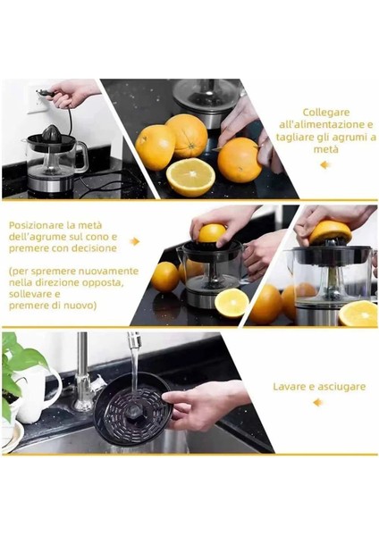 700ML Elektrikli Narenciye Portakal Sıkacağı Sıkacağı Limon Meyve Çiğneme Makinesi Sıkacağı Meyve Pres Makinesi Ab Tak (Yurt Dışından)
