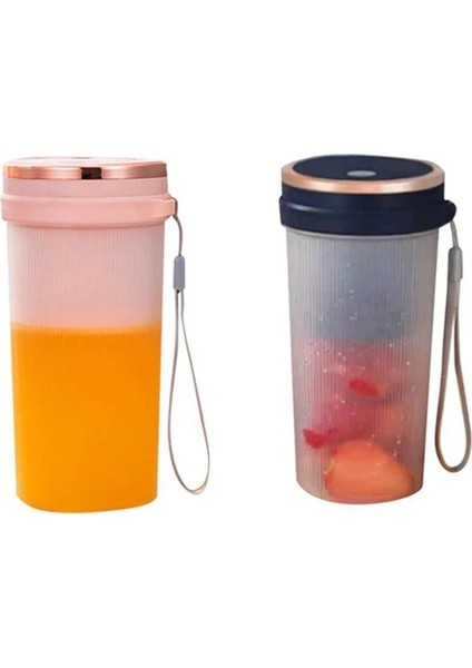 Pembe Tarzı Taşınabilir Elektrikli Meyve Sıkacağı USB Şarj Edilebilir El Smoothie Blender Meyve Karıştırıcılar Gıda Milkshake Suyu Yapımcısı Makinesi (Yurt Dışından)