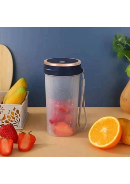 Pembe Tarzı Taşınabilir Elektrikli Meyve Sıkacağı USB Şarj Edilebilir El Smoothie Blender Meyve Karıştırıcılar Gıda Milkshake Suyu Yapımcısı Makinesi (Yurt Dışından)