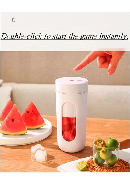 Pembe Tarzı 12V Taşınabilir Elektrikli Meyve Sıkacağı USB Kablosuz Şarj Blender Mini Meyve Sıkacakları Mikser Suyu Yapma Makinesi 300 ml (Yurt Dışından)