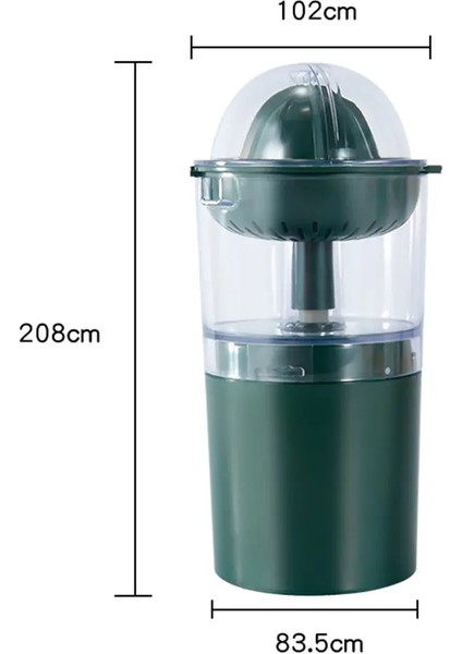 Pembe Tarzı Mini Elektrikli Meyve Sıkacağı Narenciye Portakal Sıkacağı Kapak Rotasyon Basın Suyu Sıkacağı Taşınabilir Meyve Suyu Sıkma Blender Makinesi Mikserler Araba (Yurt Dışından)