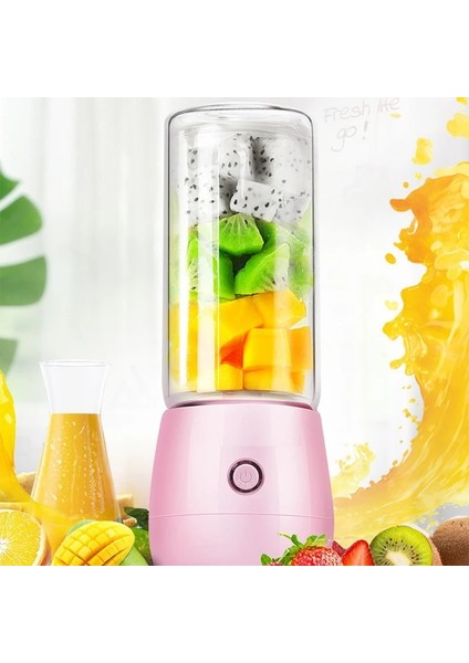 Pembe Tarzı Ev Elektrikli Meyve Sıkacağı Taşınabilir USB Şarj Edilebilir Meyve Makinesi Meyve Suyu Sıkma Kupası (Yurt Dışından) fiyatları