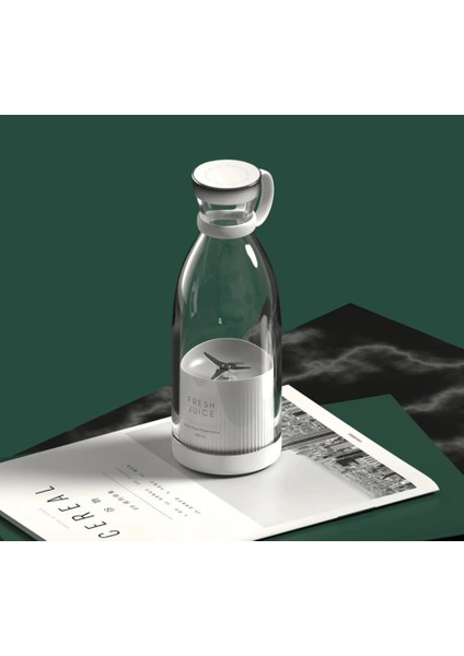 Beyaz Stil Taşınabilir Blender Portakal Sıkacağı Ofis Ev Için Kablosuz Şarj Elektrikli Taze Sıkma Makinesi Milk Shake Portakal Sıkacağı (Yurt Dışından)