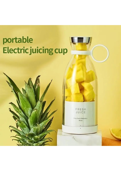 Pembe Tarzı Taşınabilir Elektrikli Meyve Sıkacağı Blender USB Mini Meyve Karıştırıcılar Sıkacakları Meyve Sıkacakları Gıda Milkshake Çok Fonksiyonlu Meyve Suyu Yapma Makinesi (Yurt Dışından)