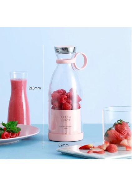 Pembe Tarzı Taşınabilir Elektrikli Meyve Sıkacağı Blender USB Mini Meyve Karıştırıcılar Sıkacakları Meyve Sıkacakları Gıda Milkshake Çok Fonksiyonlu Meyve Suyu Yapma Makinesi (Yurt Dışından)