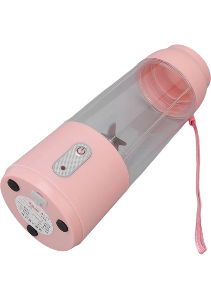 Pembe Tarzı Fincan Blender Blender Paslanmaz Çelik Bıçak 300 ml Kapasiteli Ah Mini Taşınabilir Ev Için Ofis Için Seyahat Için (Yurt Dışından)