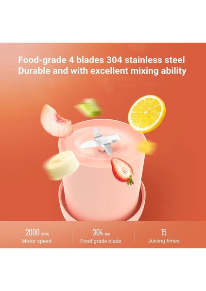 Beyaz Stil Taşınabilir Blender Sıkacağı Şişe Mikser Elektrikli Kablosuz Şarj Mini Meyve Karıştırıcılar Meyve Sıkacağı Bardağı Blender Milkshake Suyu Yapımcısı Makinesi (Yurt Dışından) modelleri