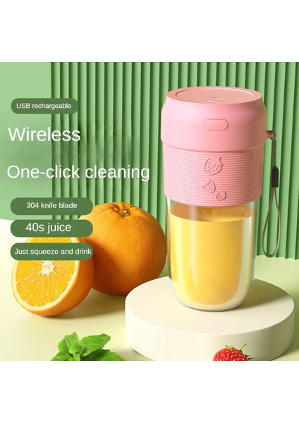 Pembe Tarzı Meyve Suyu Bardağı Mini Kablosuz Eşlik Eden Elektrikli Meyve Sıkacağı El Çok Fonksiyonlu Ev Küçük Taşınabilir Meyve Sıkacağı (Yurt Dışından) fiyatları