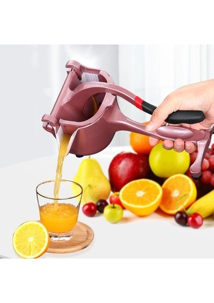 No.6 Stili Manuel Meyve Suyu Sıkacağı Alüminyum Alaşımlı El Basınçlı Sıkacağı Nar Portakal Limon Suyu Mutfak Meyve Aracı (Yurt Dışından)