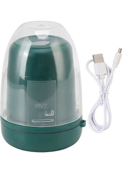 Yeşil Stil 260 ml Meyve Sıkacağı Bardağı Çok Fonksiyonlu Şarj Edilebilir Mikserler Taze Meyve Sıkacakları Blender Küçük 4 Bıçaklı Karıştırma Makinesi (Yurt Dışından)