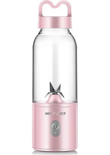 Pembe Tarzı Mini Blender Taşınabilir Blender Kişisel Limon Sıkacağı Elektrikli Meyve Sıkacağı Bardağı N0PF (Yurt Dışından)