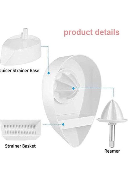 Kitchenaid Için Meyve Sıkacağı Aksesuarları Narenciye Sıkacağı Limon Stand Mikser Eki Limon Sıkacağı Narenciye Sıkacağı El Sıkacağı (Yurt Dışından)