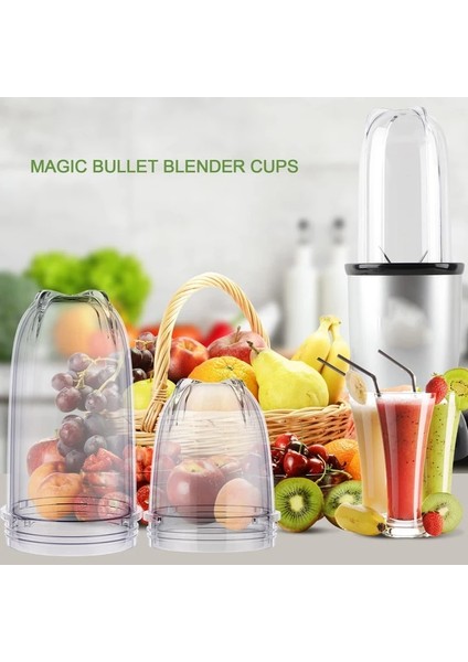 Mavi Stil Magicbullet Karıştırıcılar Kupası Fw Mberies 16 Oz ve 12 Oz Bardak Aksesuarları Için Uyumlu Yedek Blender Bardağı (Yurt Dışından) modelleri