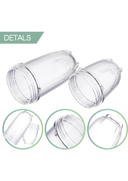 Mavi Stil Magicbullet Karıştırıcılar Kupası Fw Mberies 16 Oz ve 12 Oz Bardak Aksesuarları Için Uyumlu Yedek Blender Bardağı (Yurt Dışından) fırsatları