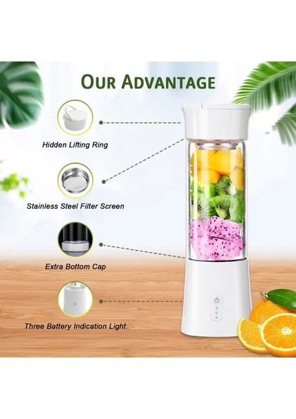 Beyaz Stil Taşınabilir Mini Blender Meyve Sıkacakları Shake ve Blender (Yurt Dışından) modelleri