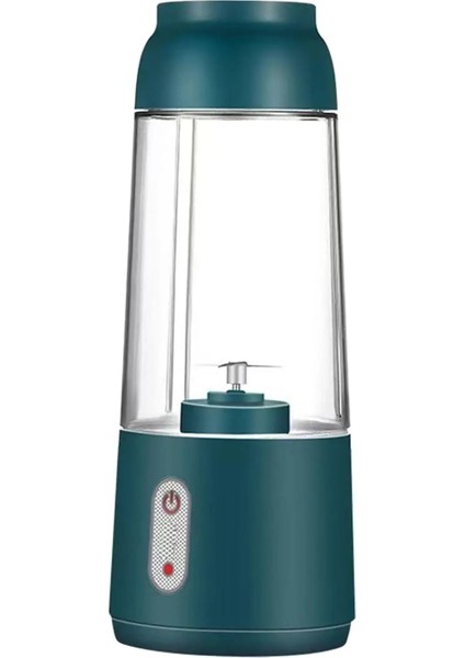 Mavi Stil Kişisel 4 Bıçaklı Mini Meyve Sıkacağı Bardağı Çıkarıcı USB Şarj Smoothies Mikser Meyve Mikseri 300 ml Meyve Makinesi (Yurt Dışından)