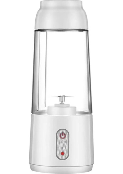 Mavi Stil Kişisel 4 Bıçaklı Mini Meyve Sıkacağı Bardağı Çıkarıcı USB Şarj Smoothies Mikser Meyve Mikseri 300 ml Meyve Makinesi (Yurt Dışından)
