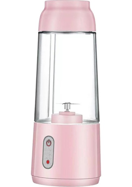 Mavi Stil Kişisel 4 Bıçaklı Mini Meyve Sıkacağı Bardağı Çıkarıcı USB Şarj Smoothies Mikser Meyve Mikseri 300 ml Meyve Makinesi (Yurt Dışından)