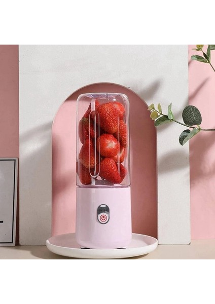 Pembe Tarzı 1 Parça Ev Meyve Sıkacağı Bardakları Taşınabilir Elektrikli Meyve Sıkacağı Bardağı Plastik + Paslanmaz Çelik (Yurt Dışından) fırsatları