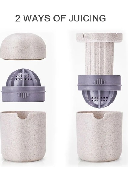 Pembe Tarzı 2 In 1 Manuel Meyve Sıkacağı Ev Ofis Için Açık Narenciye Portakal Limon El Sıkacağı Kireç Karpuz Suyu Makinesi Süzgeç ile (Yurt Dışından) fırsatları