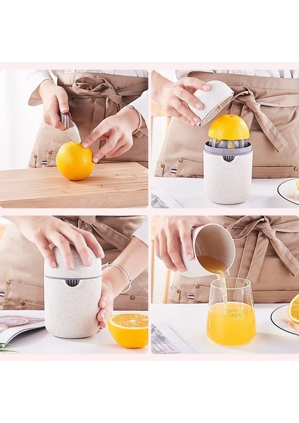 Pembe Tarzı 2 In 1 Manuel Meyve Sıkacağı Ev Ofis Için Açık Narenciye Portakal Limon El Sıkacağı Kireç Karpuz Suyu Makinesi Süzgeç ile (Yurt Dışından) indirimleri