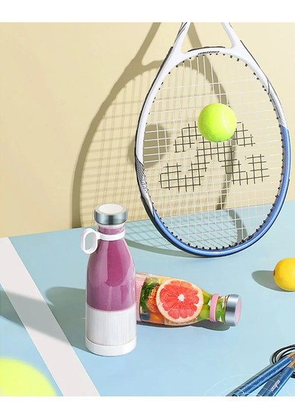 Pembe Tarzı Diğer Mini Meyve Sıkacağı USB Şarj Edilebilir Kişisel Blender Taşınabilir Milkshake (Yurt Dışından)